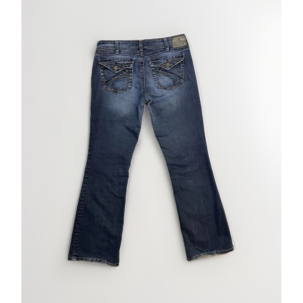 Silver Jeans Co. Suki Boot Jeans Womens 32x32 Blue Midrise Bootcut BoHo